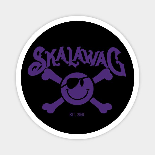 SKALAWAG purple EST. 2020 Magnet by ZoinksTeez